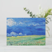 ビンセント・ヴァン・ゴッホ – サンダークラウドの下のホィートフィールド サンキューカード (スタンド正面)