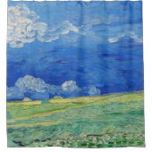 ビンセント・ヴァン・ゴッホ – サンダークラウドの下のホィートフィールド シャワーカーテン (正面)