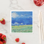 ビンセント・ヴァン・ゴッホ – サンダークラウドの下のホィートフィールド スタンダードカクテルナプキン (インサイチュ)