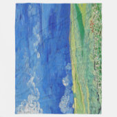 ビンセント・ヴァン・ゴッホ – サンダークラウドの下のホィートフィールド フリースブランケット (正面)