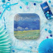 ビンセント・ヴァン・ゴッホ – サンダークラウドの下のホィートフィールド ペーパープレート (パーティー)