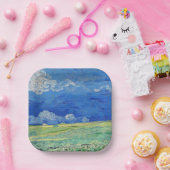 ビンセント・ヴァン・ゴッホ – サンダークラウドの下のホィートフィールド ペーパープレート (パーティー)