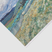 ビンセント・ヴァン・ゴッホ、サン・レミーの風景(1889年) 薄葉紙 (詳細)