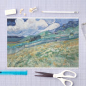 ビンセント・ヴァン・ゴッホ、サン・レミーの風景(1889年) 薄葉紙 (クラフト)