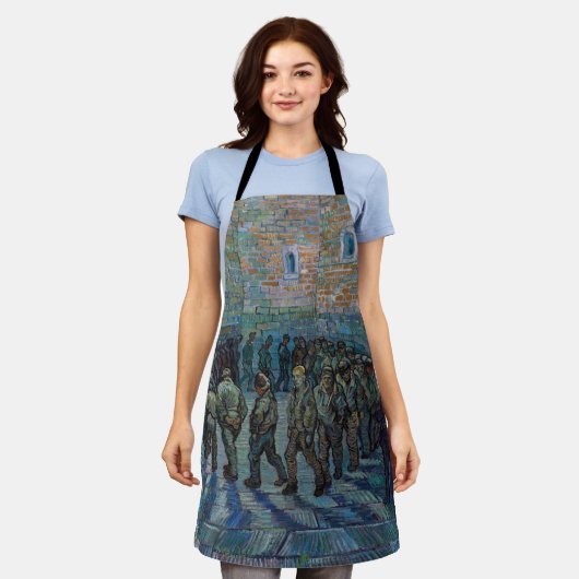 ビンセント・ヴァン・ゴッホ – ザプリズンコートヤード エプロン (着用した状態)
