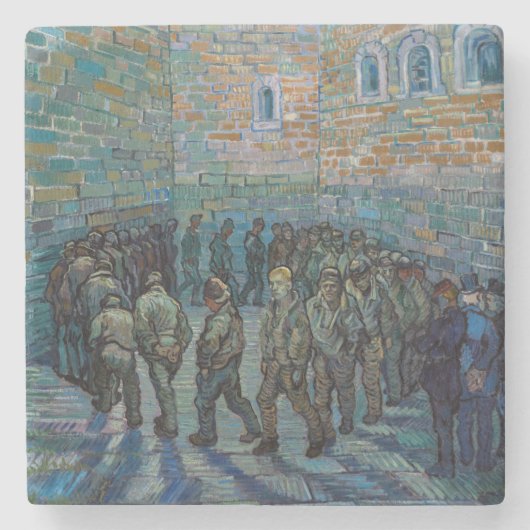 ビンセント・ヴァン・ゴッホ – ザプリズンコートヤード ストーンコースター (正面)