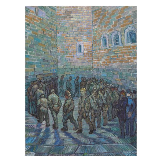 ビンセント・ヴァン・ゴッホ – ザプリズンコートヤード テーブルクロス (正面)