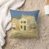 ビンセント・ヴァン・ゴッホ – ザ・イエローハウス(通り) クッション (ブランケット)