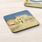 ビンセント・ヴァン・ゴッホ – ザ・イエローハウス(通り) コースター (左側)