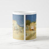 ビンセント・ヴァン・ゴッホ – ザ・イエローハウス(通り) ジャンボコーヒーマグカップ (正面)