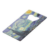 ビンセント・ヴァン・ゴッホ・ザ・スターリー・ナイト クレジットカード栓抜き (正面アングル)