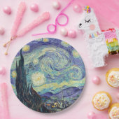 ビンセント・ヴァン・ゴッホ・ザ・スターリー・ナイト ペーパープレート (パーティー)