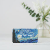 ビンセント・ヴァン・ゴッホ・ザ・スターリー・ナイト 名刺 (スタンド正面)