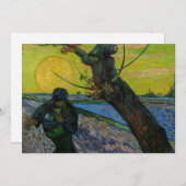 ビンセント・ヴァン・ゴッホ – ザ・ソワー サンキューカード (正面/裏面)