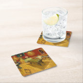 ビンセント・ヴァン・ゴッホ – ザ・ナイトカフェ スクエアペーパーコースター (インサイチュ)