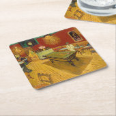 ビンセント・ヴァン・ゴッホ – ザ・ナイトカフェ スクエアペーパーコースター (アングル)