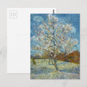ビンセント・ヴァン・ゴッホ・ザ・ピンク・ピーチ・ツリー ポストカード (正面/裏面)
