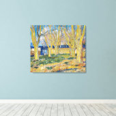 ビンセント・ヴァン・ゴッホ – ザ・ブルートレイン キャンバスプリント (インサイチュ (ウッドフロア))