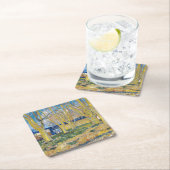 ビンセント・ヴァン・ゴッホ – ザ・ブルートレイン スクエアペーパーコースター (インサイチュ)