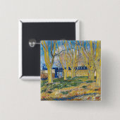 ビンセント・ヴァン・ゴッホ – ザ・ブルートレイン 缶バッジ (正面&裏面)