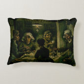 ビンセント・ヴァン・ゴッホ – ザ・ポテトイーターズ アクセントクッション (裏面)