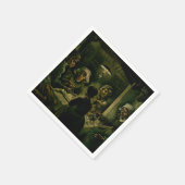 ビンセント・ヴァン・ゴッホ – ザ・ポテトイーターズ スタンダードカクテルナプキン (角)