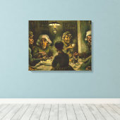 ビンセント・ヴァン・ゴッホ – ザ・ポテト食べ物AprilMay キャンバスプリント (インサイチュ (ウッドフロア))