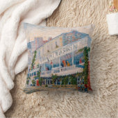 ビンセント・ヴァン・ゴッホ – ザ・レストラン・デ・ラ・シレーネ クッション (ブランケット)