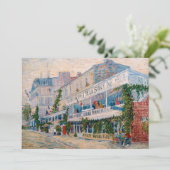 ビンセント・ヴァン・ゴッホ – ザ・レストラン・デ・ラ・シレーネ サンキューカード (スタンド正面)