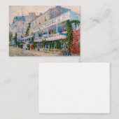 ビンセント・ヴァン・ゴッホ – ザ・レストラン・デ・ラ・シレーネ ノートカード (正面/裏面)