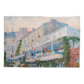 ビンセント・ヴァン・ゴッホ – ザ・レストラン・デ・ラ・シレーネ 枕カバー (裏面)