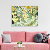 ビンセント・ヴァン・ゴッホ・ザ・ロード・メンダー キャンバスプリント (インサイチュ (リビング))