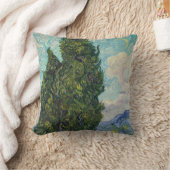 ビンセント・ヴァン・ゴッホ – シプレス クッション (ブランケット)