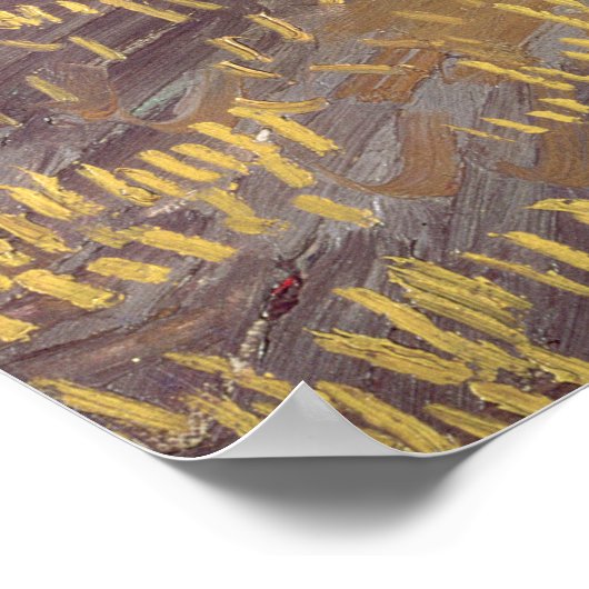 ビンセント・ヴァン・ゴッホ |シーブ付きホイートフィールド, 1888 ポスター (角)