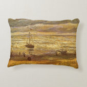ビンセント・ヴァン・ゴッホ – シーベニンゲン海 アクセントクッション (裏面)