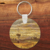 ビンセント・ヴァン・ゴッホ – シーベニンゲン海 キーホルダー (正面)