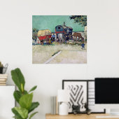 ビンセント・ヴァン・ゴッホ |ジプシーの陣地、キャラバン人 ポスター (ホームオフィス)