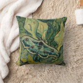 ビンセント・ヴァン・ゴッホ – ジャイアントピーコックモス クッション (ブランケット)