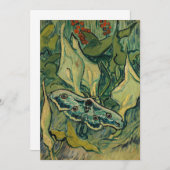 ビンセント・ヴァン・ゴッホ – ジャイアントピーコックモス サンキューカード (正面/裏面)