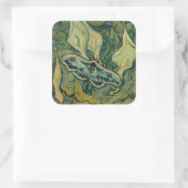 ビンセント・ヴァン・ゴッホ – ジャイアントピーコックモス スクエアシール (バッグ)