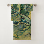 ビンセント・ヴァン・ゴッホ – ジャイアントピーコックモス バスタオルセット (インサイチュ)