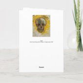 ビンセント・ヴァン・ゴッホ-スカル1887 #2 カード (裏面)