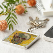 ビンセント・ヴァン・ゴッホ-スカル1887 #2 キーホルダー (側面)