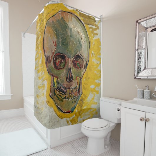 ビンセント・ヴァン・ゴッホ-スカル1887 #2 シャワーカーテン (インサイチュ)