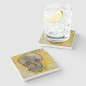 ビンセント・ヴァン・ゴッホ-スカル1887 #2 ストーンコースター (横)