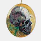 ビンセント・ヴァン・ゴッホ-スカル・イン・プロフィール – ファインアート セラミックオーナメント (左)