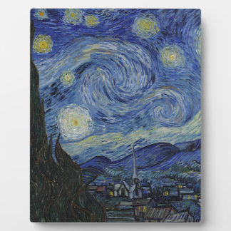 ビンセント・ヴァン・ゴッホ – スターリーナイト。アート絵画ズ フォトプラーク