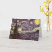 ビンセント・ヴァン・ゴッホ – スターリーナイト カード (黄色い花)