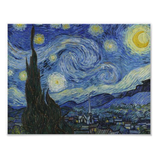 ビンセント・ヴァン・ゴッホ – スターリーナイト フォトプリント            (正面)