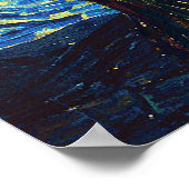 ビンセント・ヴァン・ゴッホ – スターリーナイト ポスター (角)
